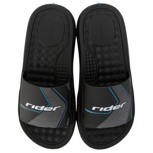 RIDER Step Slide AD, Chanclas Hombre, Negro, 43 EU
