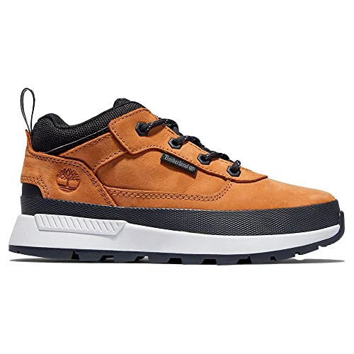 Timberland Chaussures de randonnée Unisexe pour Enfant Field Trekker Low, Rouge Multi WF SDE., 38 EU