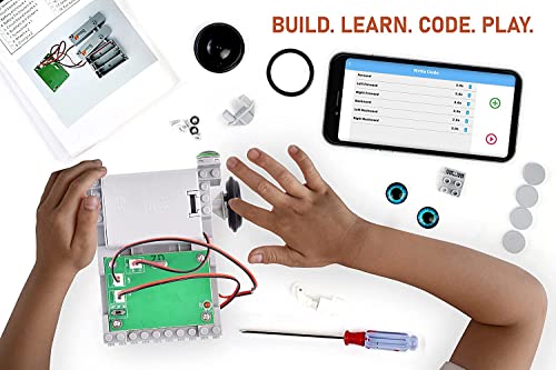 Buddlets-Bot Robot Toy Kit For Kids Ages 8-12 - Stem Coding Robotic Toy Car For Beginners - Engineering Diy Building Kit With Voice, Coding & App Controlled Robot #TOP3