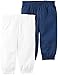 Carter's 2 Pack Pants - White/Navy - 18-24 Months