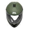 Royal Enfield FF Quest ISI Certified | Thermoplastic Shell | High-Density EPS Liner | 3 Intake Ports; 1 Exhaust Vent | Micrometric Lock | UV Treated Visor | Battle Green (M) 57 CM