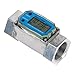 1-1/2 Inch Digital Water Meter, Female NPT Threads, Inline Flow Meter for Water Measurement in Gallons, Quarts, Pints, Liters, Walston Industrial GH3100