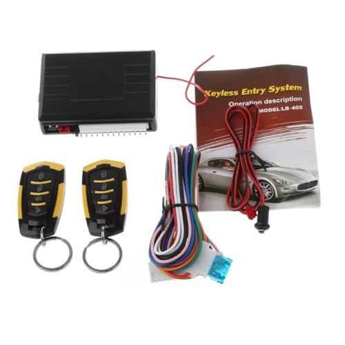 Image of Central Car System Kit System Alarm Immobiliser Keyless Entry Locking Security