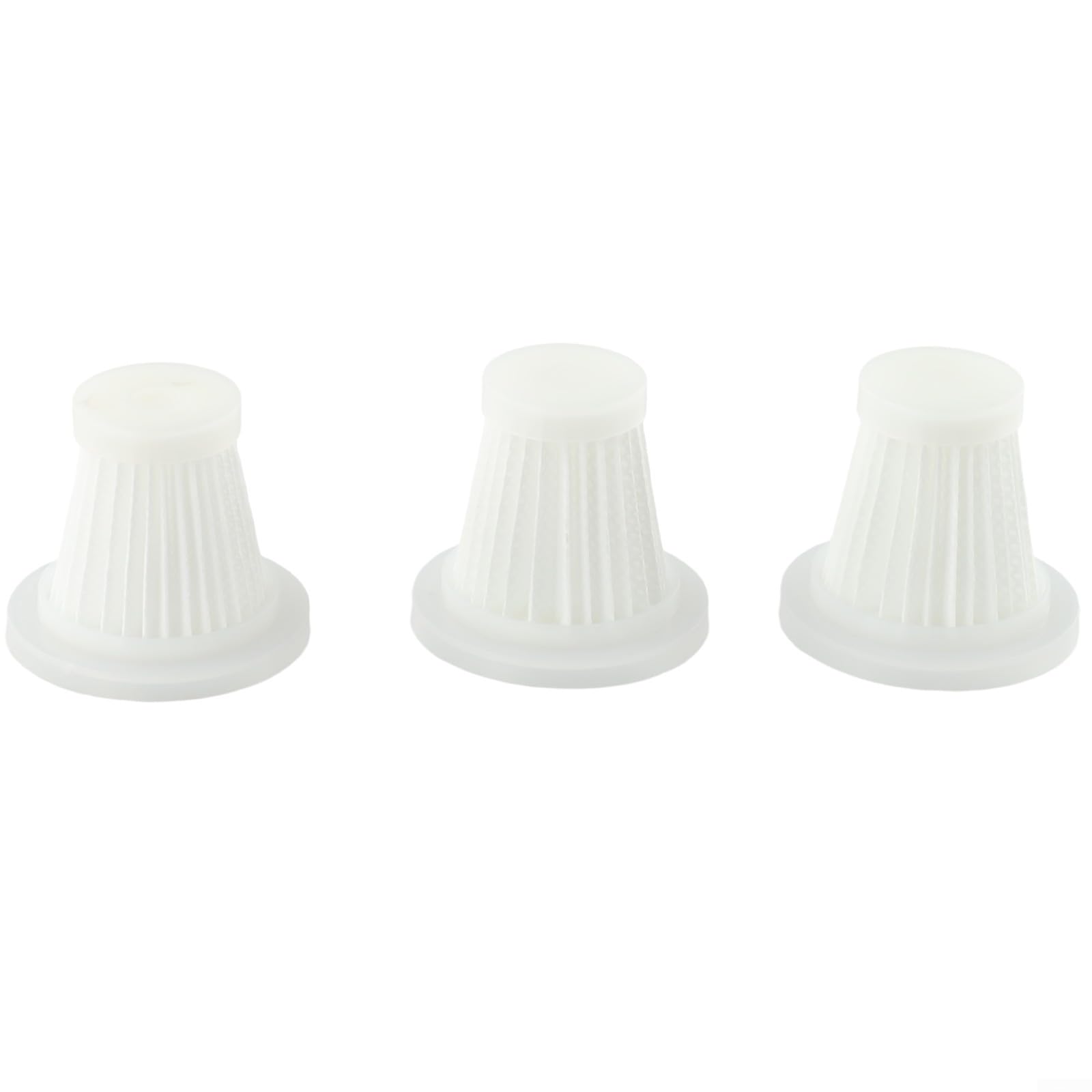 Washable & Reusable Filters for Cordless Mini Car Vacuum Cleaners, Upright Filter Element Handheld Vacuums Replacement(3 PACK)