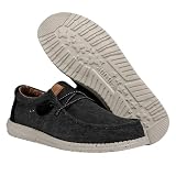Hey Dude Welsh Grip, damskie buty żeglarskie, niebieski, 9, czarny, 43 EU