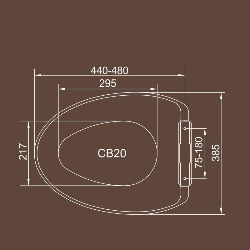 Quick Release Toilet Parts Silent Thickened Seats V Type Plastic Bidet