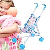 jugueteria paseo de la ribera Cochecito de juguete realista: Elaborado para simular un cochecito de bebé real, ofrece un diseño realista ideal para juegos de rol imaginativos, potenciando la creatividad infantil con horas de juego entretenido