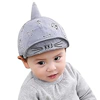 Baby Cotton Hat Cute Animal Tiger Hat Baseball Cap Hat Embroidered Infant Newborn Hat Peaked Cap Snapback Hat Kids Toddler Summer Sunhat for 6-12 Months Adjustable