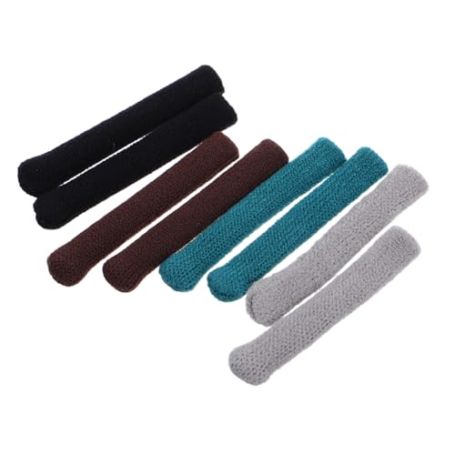 KALLORY Ft Knit Glasses Ear Pads Non-slip Comfortable Universal Temple Tips Easy to Clean 4 Pairs Set