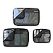 Briggs & Riley Carry On Compression Packing Cube Set - Bag Organizer for Suitcase & Luggage, Travel Essentials for Women & Men, Pack Accessories for Vacation, Maximize Storage Space - 3-Piece, Black