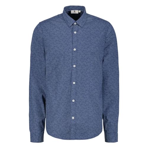 Garcia Shirt Long Sleeve Hemd, Marine, M Men's
