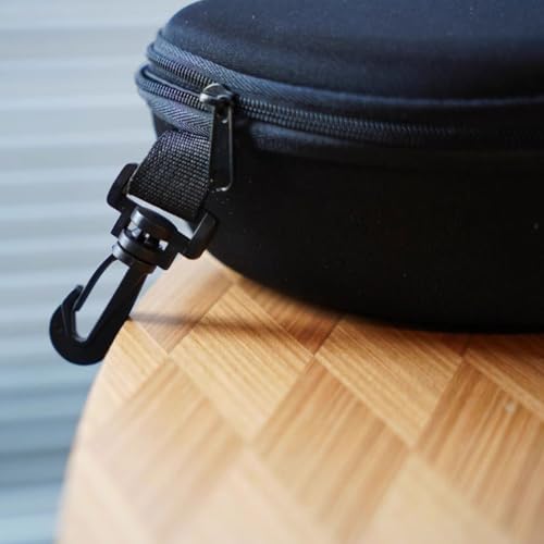 Étui à lunettes LAPADULA avec fermeture éclair épaisse et coque rigide