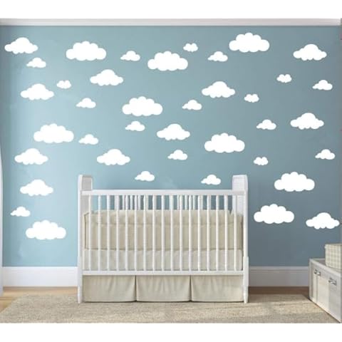 33 Pcs Removable Cloud Wall Decals Cover