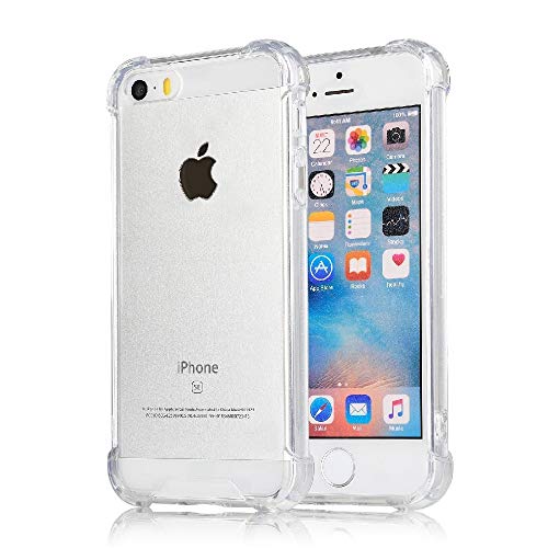 Solimo Silicone Mobile Cover (Soft and Flexible Shockproof Back Case with Cushioned Edges) for Apple iPhone 5 (Transparent) (B08QSW9XL9) Amazon Price History, Amazon Price Tracker