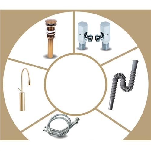 WOTZOV Aufsatzwaschbecken im Retro-Stil, Badezimmer-Aufsatzwaschbecken, spritzwassergeschützt, Balkon-Handwaschbecken, Keramik-Terrassen-Hotelwaschbecken, Moderne Arbeitspl – Bild 5