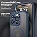 ImpactStrong Magnetic Guard Designed for iPhone 15 Pro Max Case [Camera Protection] [Military Grade Drop Tested] [Compatible with MagSafe] Slim Translucent Matte Phone Case (6.7