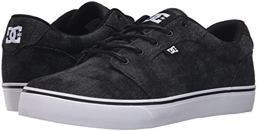 DC Men's Anvil TX LE-M Skate Shoe, Washed Out Black, 7 M US | Image 6