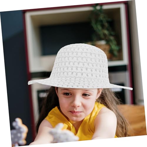 for Kids 5pcs Diy Painting Hat Unfinished Craft Supply for Creative Fun Fine Motor Skills 5