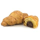 Vestakorn Handwerksgebäck, 3x Schoko-Croissants - frisches Feingebäck – Französisches Butter-Croissant mit Schokolade, 3 Stück, selbst aufbacken in 6 Minuten