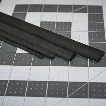 EVA Foam Dowels – Triangular Bevels Sold in 5 Sizes