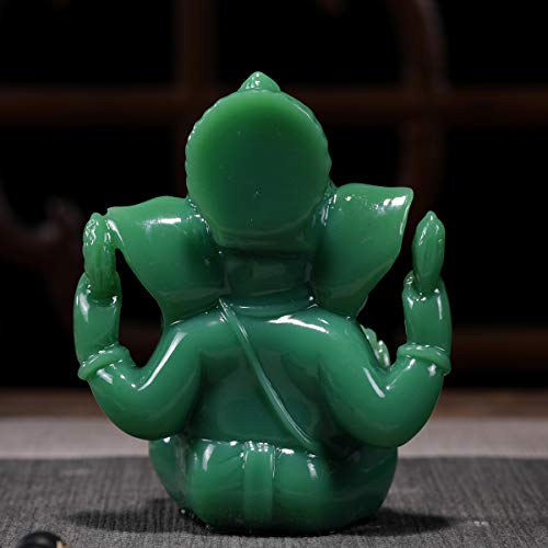 Estatua de Lord Ganesha decorativa para hogar y auto miniatura 6