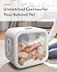 HomeRunPet Pet Dryer, 360° Effizienter Automatischer und Leiser Hundefön Box mit Intelligenter Temperaturregelung, Ideal für Katzen und kleine Hunde (50L Drybo Plus Haustiertrockner)
