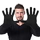 DOVAVA Handschuhe Herren schwarz,Strick Handschuhe Herren,Touchscreen Handschuhe Fahrradhandschuhe,Handschuhe Damen in Schwarz Dunkelgrau und Khaki mit weichem Innenfutter (Schwarz)