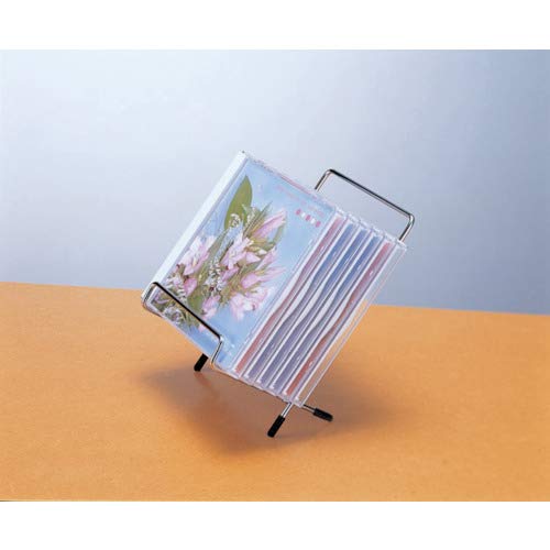 Asuka DB522 Free Plate Stands for Display Decorative Plate Book,Photo Easel Medium, Silver 6inch Display Stan