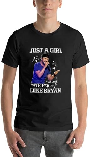 Photo de New Just A Girl in Love with Luke Bryan T Shirt Luke Bryan Tour 2021 Shirt, Born Here Live Here Die Here T Shirt T-Shirt Size M