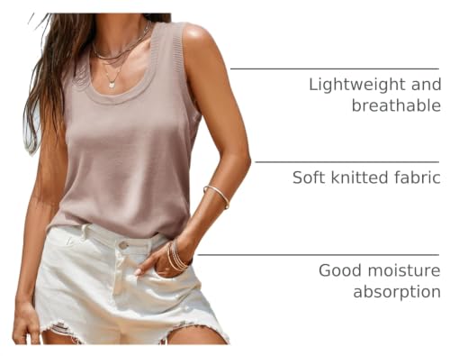 Image of Saodimallsu Women's Ribbed Knit Sweater Vest