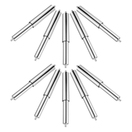 10Pcs Plastic Toilet Paper Roller Spring Rod, Adjustable Chrome Spindle