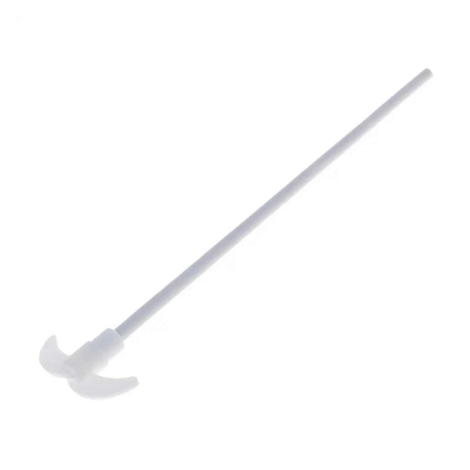 Varilla agitadora de eje agitador de PTFE Agitador eléctrico de acero inoxidable recubierto PTFE, varilla agitadora eje, suministros utensilios laboratorio(500mmx100mm)