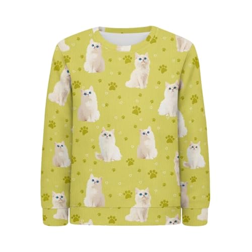 Boys Girls Sweater Pullover for Kids Youth Fleece Sweatshirts Long Sleeve Basic Warm Sweater for Children