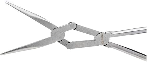 Miniatura 7 de SATA ST70003U - Juego de alicates en X dobles de 2 piezas, cuerpo recto y punta de 45 grados, con asas verdes y un diseño de punta larga