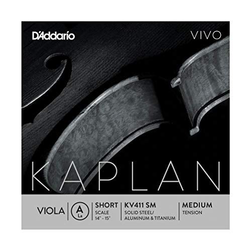 D'Addario Kaplan Vivo Altviool Een Snaar, Korte Schaal, Middelgrote Spanning