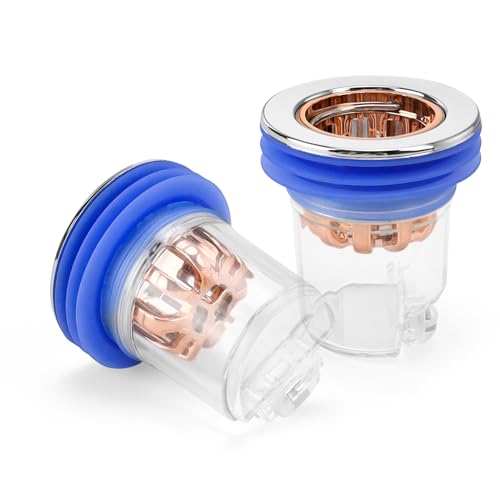 0XBIT Desague Antiolores, 2 Piezas Válvula Antirretorno Desague, Previene Eficazmente el Reflujo, Anti Olor Piso Desagüe para Balcón, Cocina, Lavabo, Ducha y Lavadero