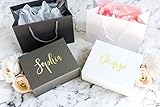  Personalisierte Geschenkbox mit Namen  Maßgefertigte Geschenkbox mit Deckel  Geburtstagsbox