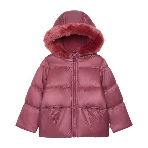 Carter's Girls' Winter Coat Puffer Jacket with Faux Fur Trimmed Hood