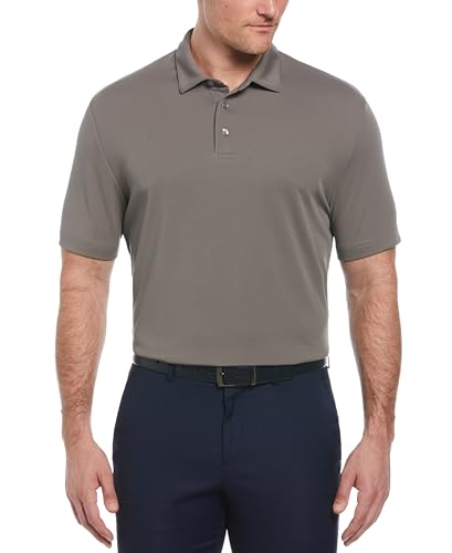 Perry Ellis Men's Classic Short Sleeve Golf Polo, Moisture-Wicking Sun Protection, Enhanced Stretch (Available in Big & Tall)