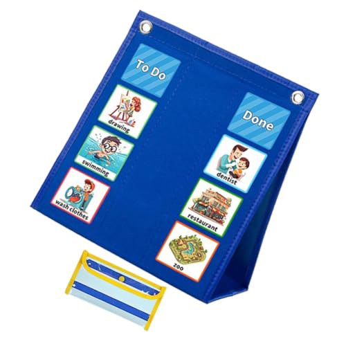 Tableau de routine visuelle pour apaiser le quotidien des petits