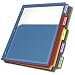 Cardinal Expanding Pocket Poly Divider, 5-Tab, Multi-Color (84012CB)