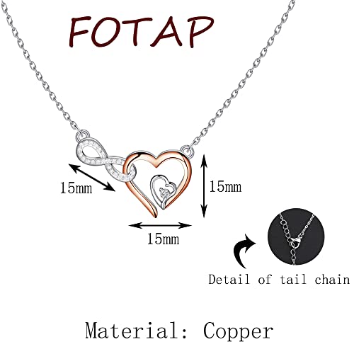 FOTAP To My Junior Bridesmaid Infinity Heart Jewelry - Bridesmaid Proposal & Maid of Honor Gift2