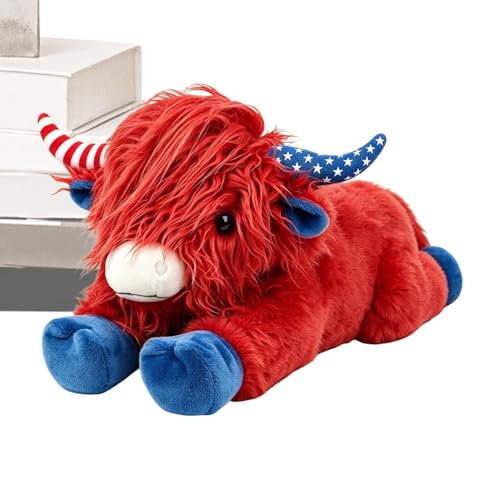 Jouet Vache Peluche 25cm : Coussin Moelleux Canapé Chambre