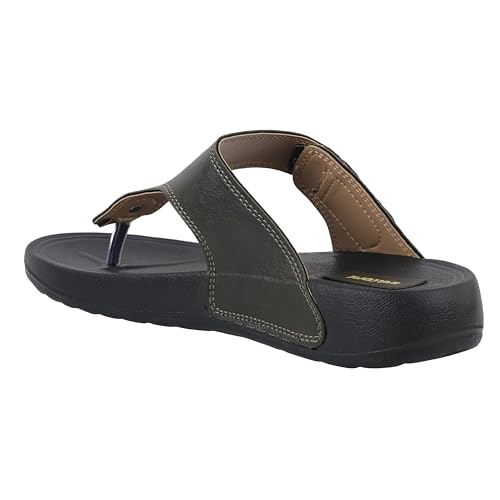 Image of URJO GLF 21 Men's Slippers /FlipFlops Lightweight Super Flexible Arch Support Durable Anti Skid & Stylish Dailywear Slippers /FlipFlops for Men
