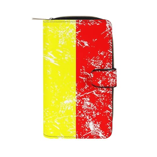 Mali Vintage Flag Long Wallet for Women Men Purses Coin Pouch Credit Card Holder Organizer