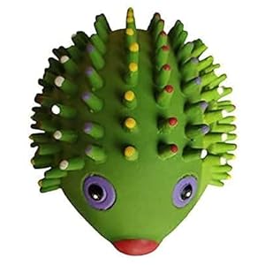 Latex Hedgehog Dog Toy, Colour – Multi