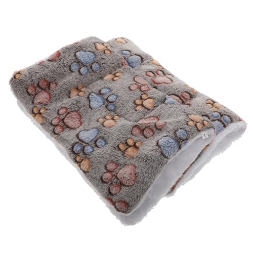 DINHEAROM 2個 秋冬用ペット寝マット 暖かく快適なフロアパッド ソファカバー付きクッション 犬猫対応 軽量で通気性良好 ペットの休息環境向