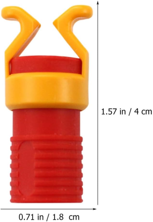 10pcs Woodworking Screw Gripper Clamp with Abs Material and Triangular Design, Suitable for 6-8mm Diameter Handle, Work Efficiency, Red Fastening Tool for Woodworking