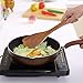 Wooden Utensils Set for Cooking Kitchen Tlever1 Solid Wood Kitchen Utensils Cooking Spatula and Spoons Set Slotted Spatula, Angled Spatula, Mixing Spoon, Colander Spoon (13.38in)