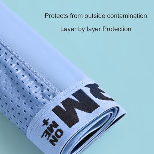 Men's Ice Silk Boxer Briefs Mesh Panties Soft and Breathable Underwear Underpants2